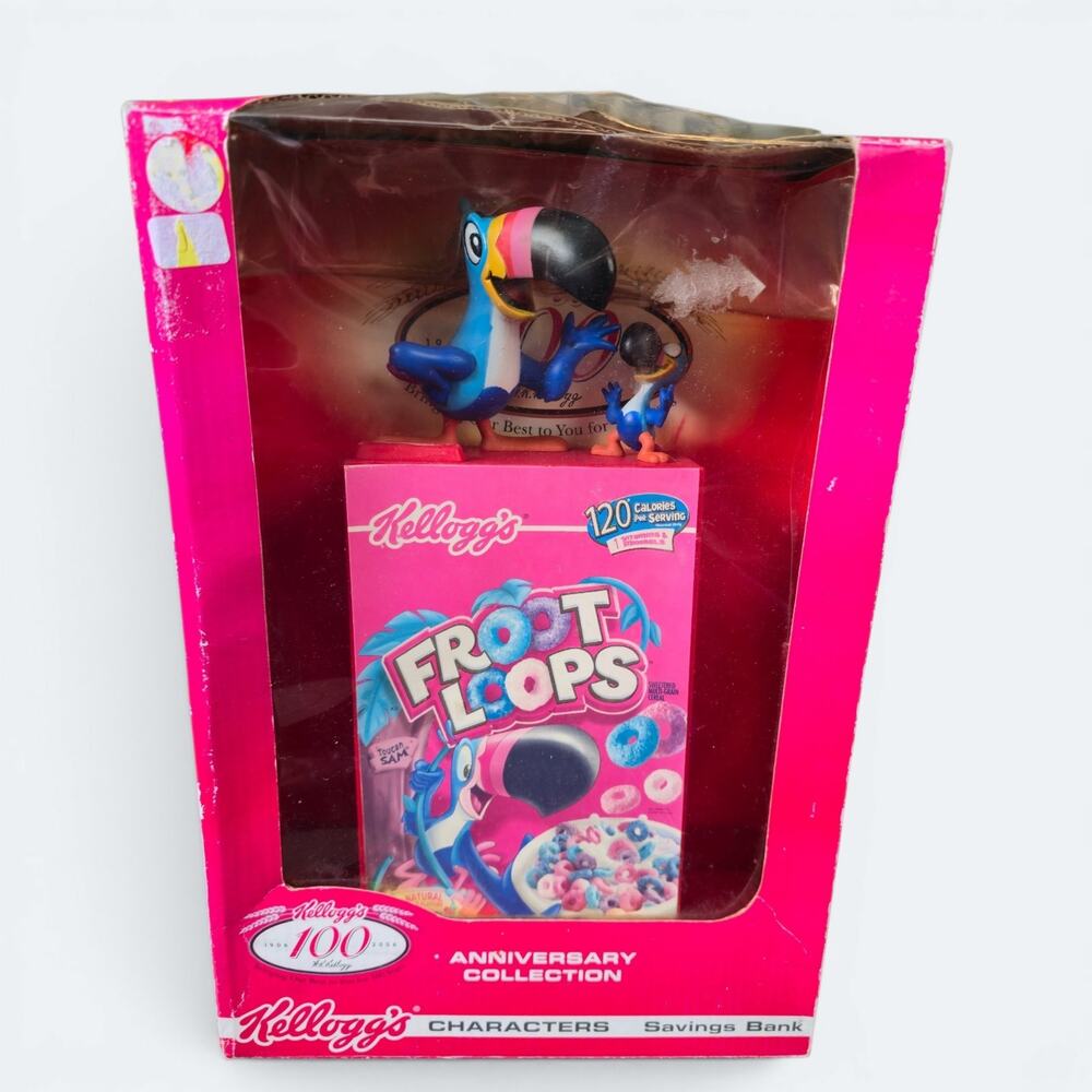 Kellogg's 100th Anniversary Froot Loops Toucan Sam Savings Bank